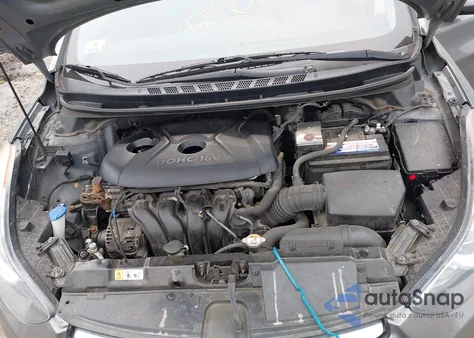 2013 Hyundai Elantra Gls from USA, damaged, VIN 5NPDH4AE2DH347835